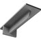 Ekena Millwork Heaton Hidden Support Steel Bracket w/ 6" Support Depth, Hammered Gray 3"W x 10"D x 2"H BKTM03X10X02HEHGY - alternate 1